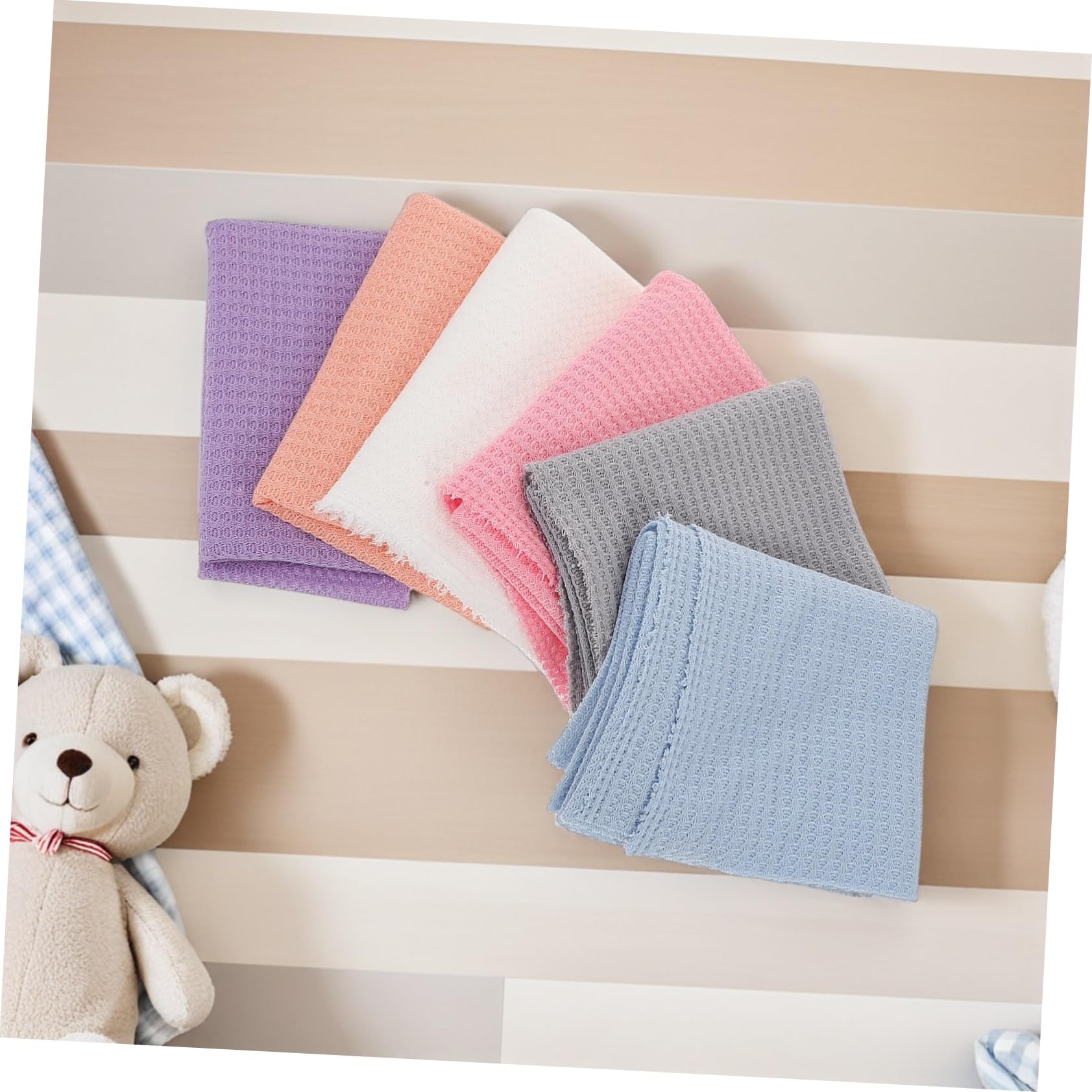 6stücke Babydecke Für Fotografie Babytragetücher Dehnbares Wickeltuch Requisiten Neugeborenenfotos Fotorequisiten Für Babymädchen Wickeldecke Für Kleinkinder Elastische
