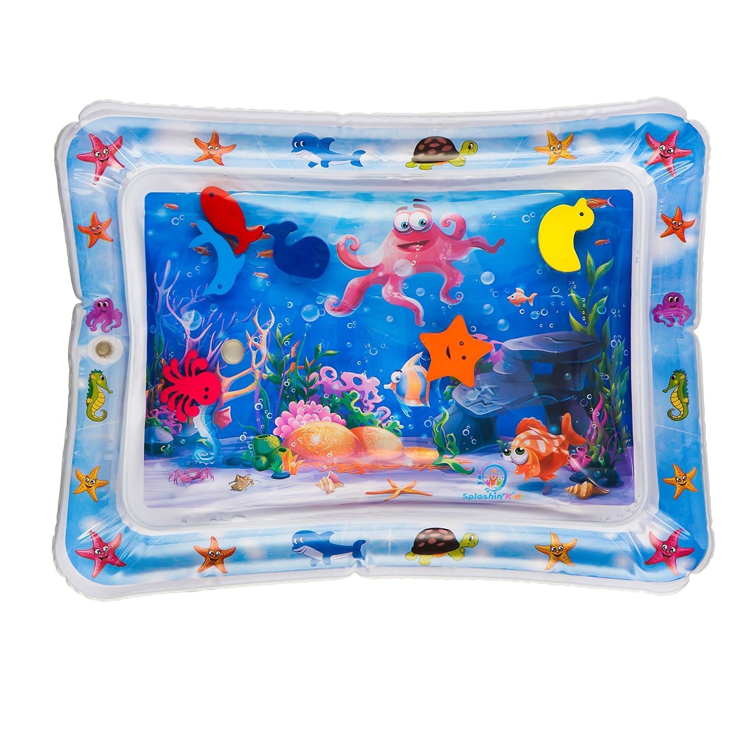 Interactive Water Mat for Cats & Dogs – Portable Pet Playmat, Cute Cartoon Design, Non-Slip Cooling Pad, Fun & Engaging Toy for Kittens, Puppies, Small Pets (Rectangle Water Mat)-image-43
