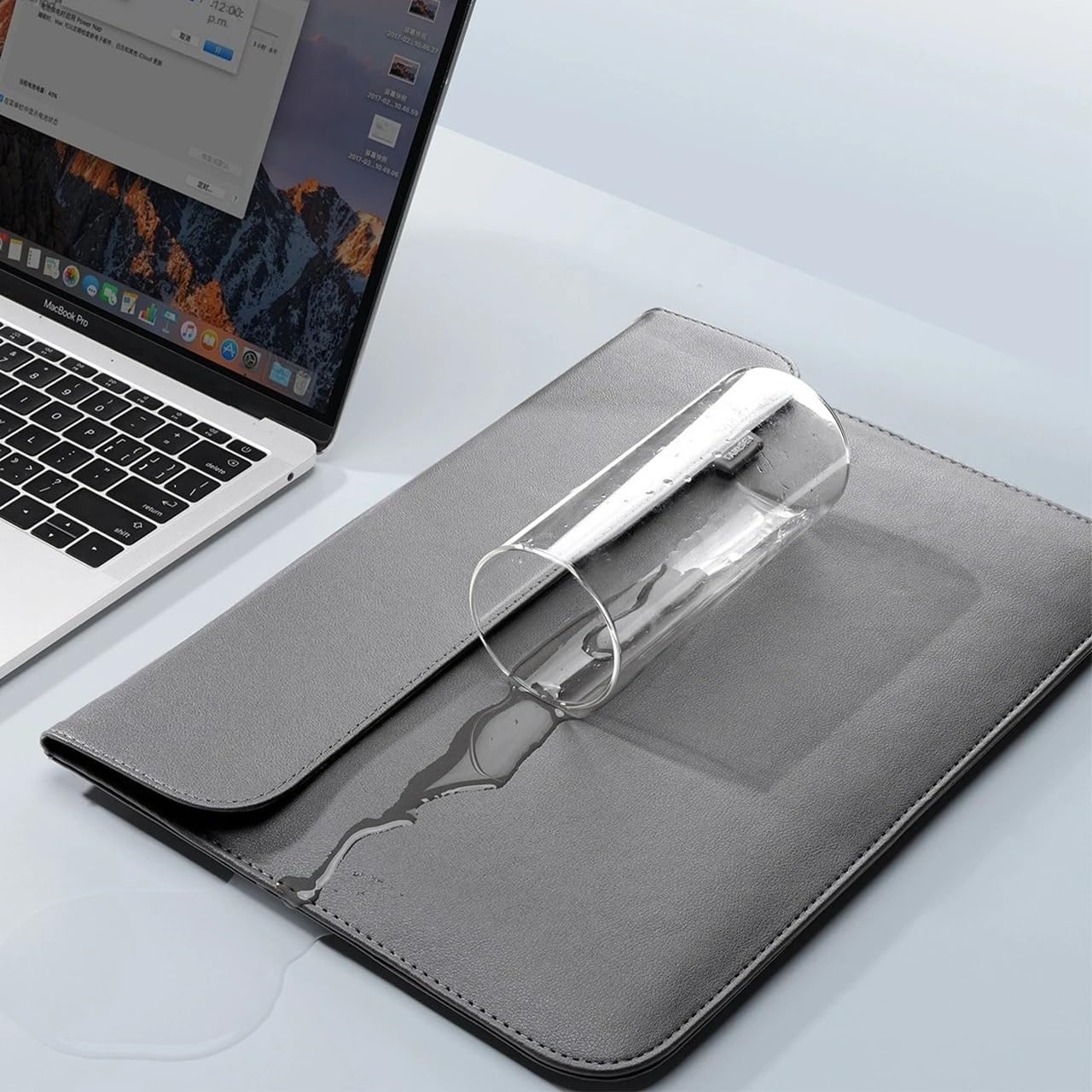 PU Leather Laptop Bag Sleeve Case Suitable For Macbook Air Pro 13 16 /Xiaomi/Huawei/Dell/HP/ASUS 14 15.4 15.6 inch