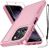 Vista 53 de RMOCR Funda compatible con Moto G 5G 2024, cuerpo completo, resistente, resistente, a prueba de golpes, con correa de cordón, protector de pantalla