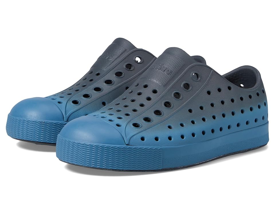 Native Shoes Kids Jefferson Sugarlite Ombre (Big Kid) (Gravity Grey/Oasis Blue/Gravity Oasis Ombre) Kid's Shoes INTERNATIONAL SHIPPING