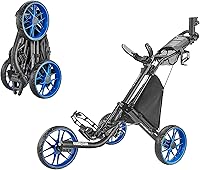 Vista 10 de Caddytek CaddyLite EZ V8 Carrito de Golf Empujable - Carrito Ligero de 3 Ruedas Plegable con Plegado de 2 Pasos con un Solo Clic, Ruedas de EVA