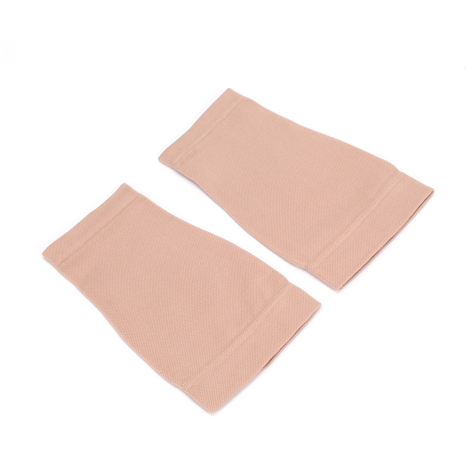 FSSuiQi 1 Pair Black/Beige Lengthened Forearm Compression Arm Slimming Sleeve, Tattoo Cover Up Bands Concealer Support, Carpal Tunnel Arthritis Arm Support (X-Large, 2 Pcs, Beige), Beige