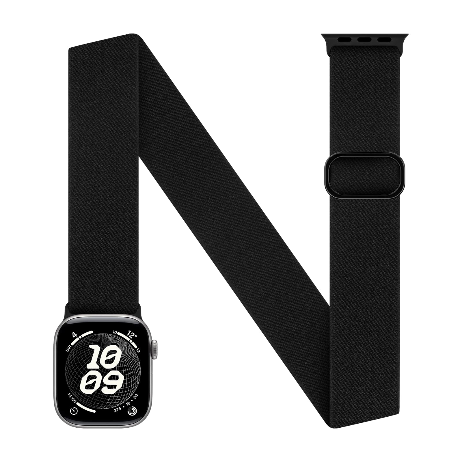 Stretchy Ankle/Arm Straps Compatible with Apple Watch Strap 38mm 40mm 41mm 42mm 44mm 45mm 46mm 49mm, Solo Loop Nylon Sport Ankle Band for iWatch Series 11 10 9 8 7 6 5 4 3 2 1 SE Ultra Women Men
