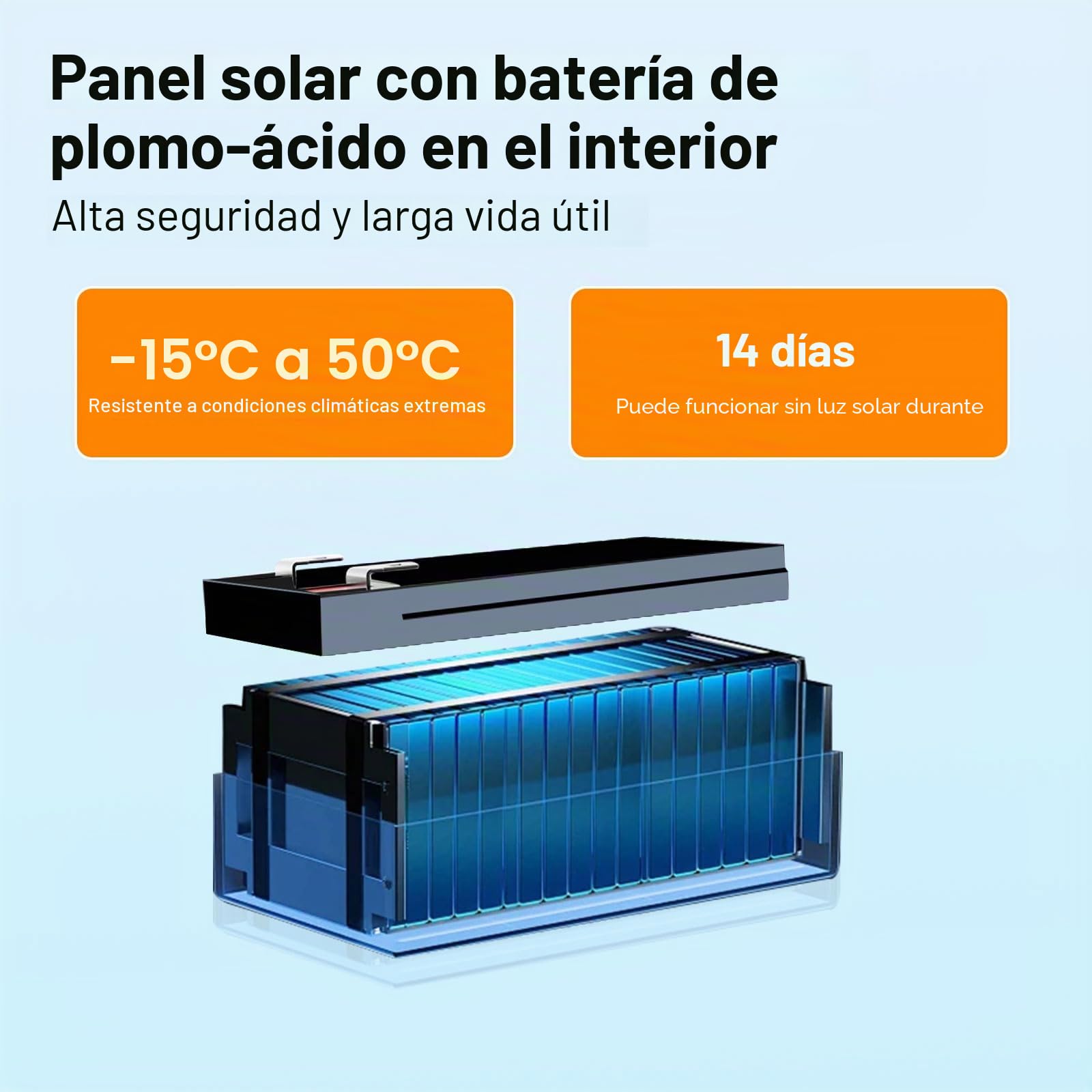 12V Solar Pastor Electrico,32KM cerca eléctrica Controlador de 0.5J / 9.5KV | con batería de Panel Solar de 7.5W, para prevención de vida silvestre, granjas, aves de corral, jardines