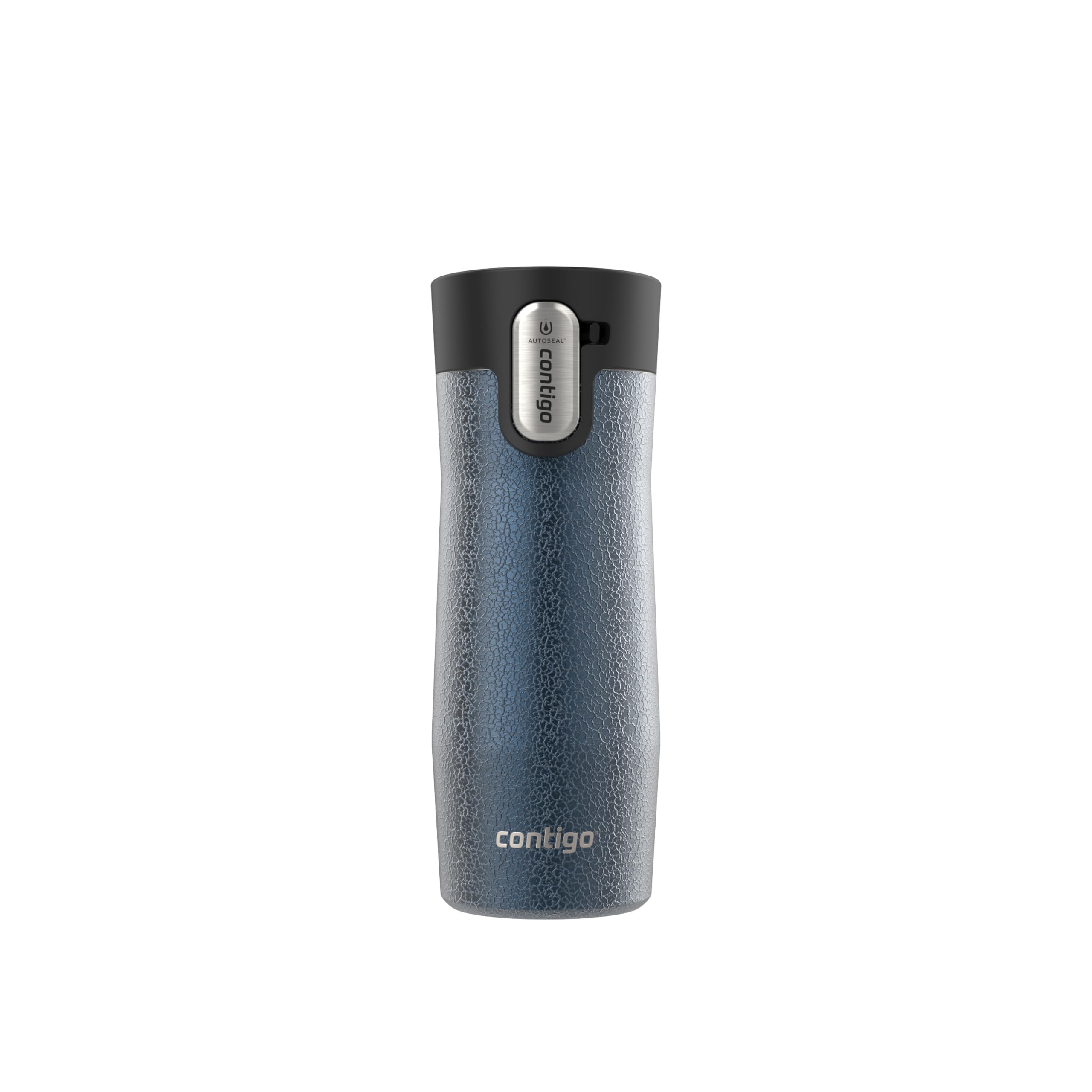 Contigo® AUTOSEAL® West Loop Vacuum-Insulated Stainless Steel Travel Mug with Easy-Clean Lid, 16 oz, Crystal Blueberry