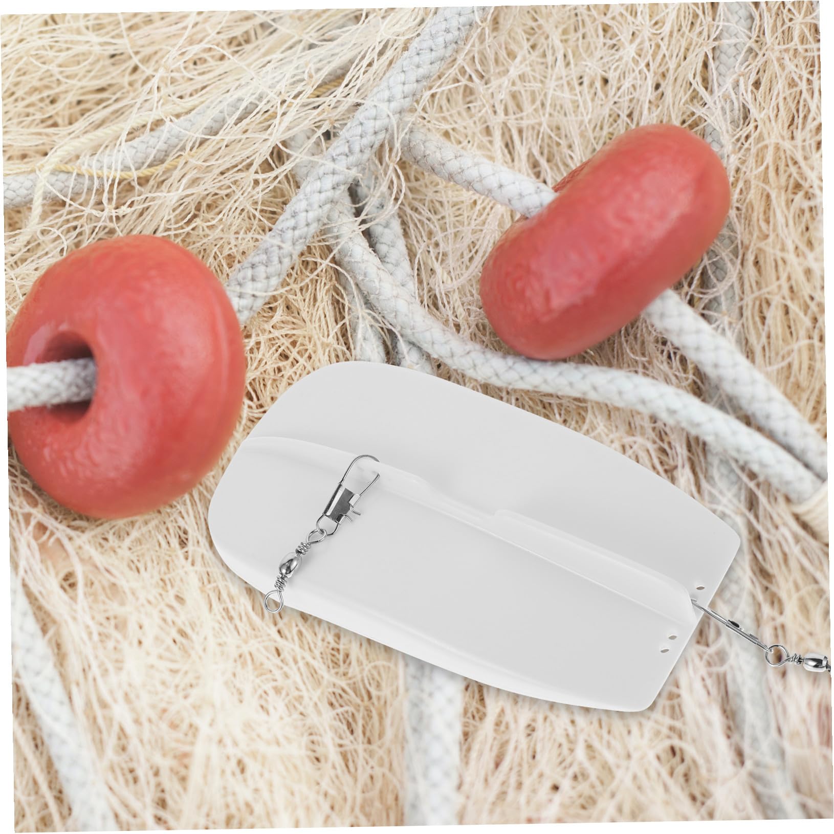 SUPVOX Tabla de Buceo Duradera de Plástico Blanco para Pesca Cebo Artificial, Alta Resistencia y Firme para Aficionados Pesca en Mar