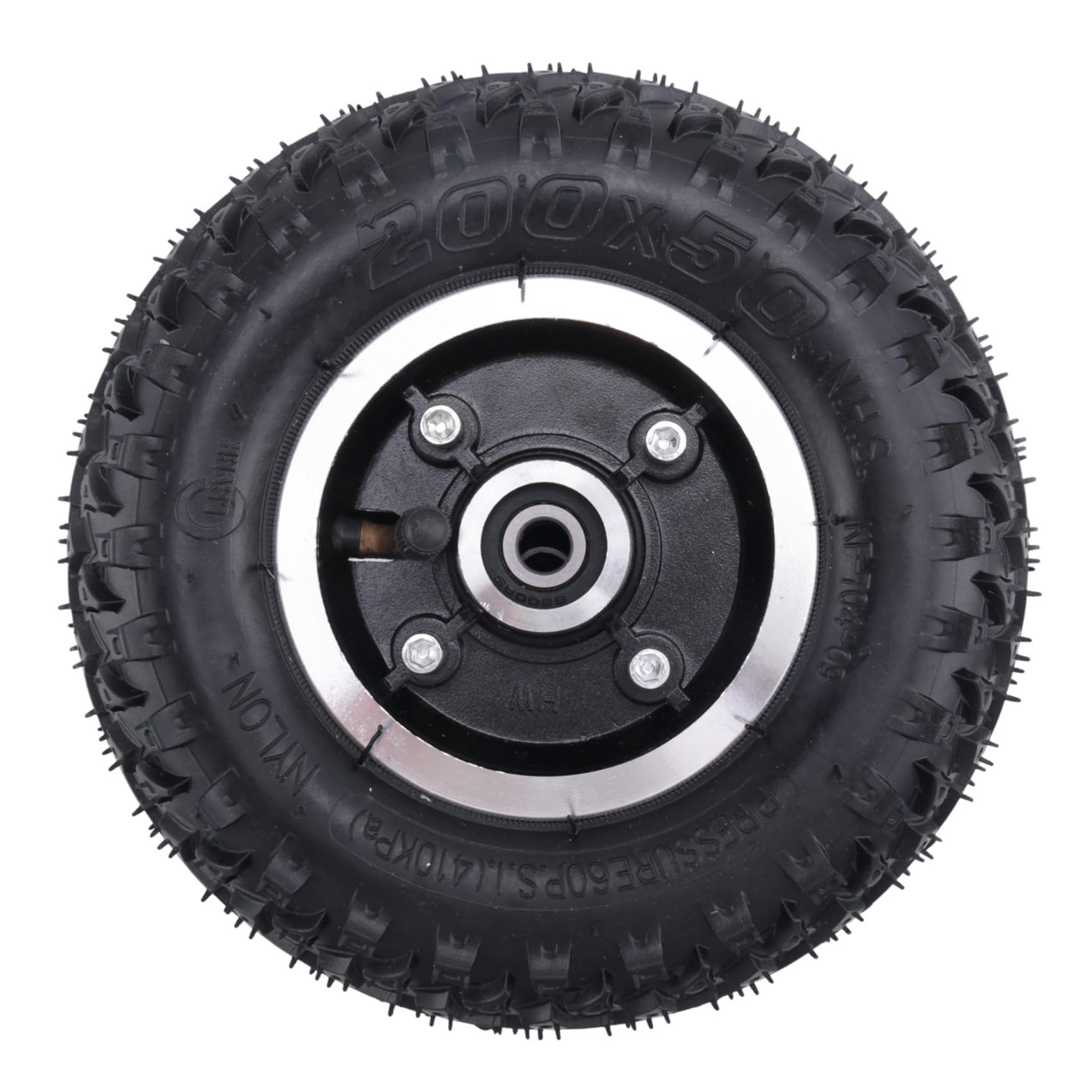 Kit de roues de skateboard électrique 200 x 50 mm pour longboard tout-terrain
