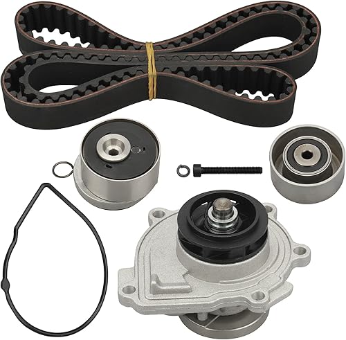 DRIVESTAR Kit de correa de distribución del motor con bomba de agua 2009-2011 para Chevrolet Aveo 2012-2014 Cruze, 2009-2010 para Pontiac G3 1.6L