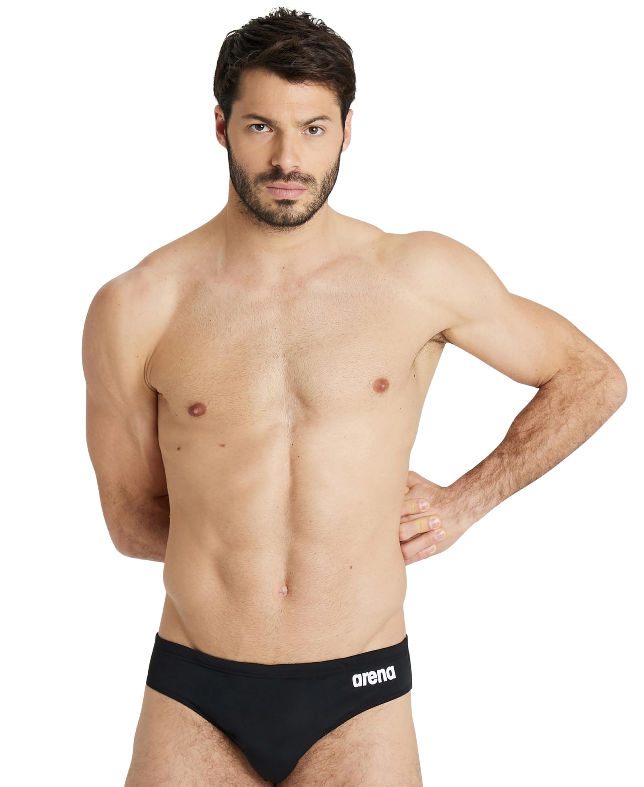 Arena Herren Schwarz Men's Swimsuit Solid Brief 38