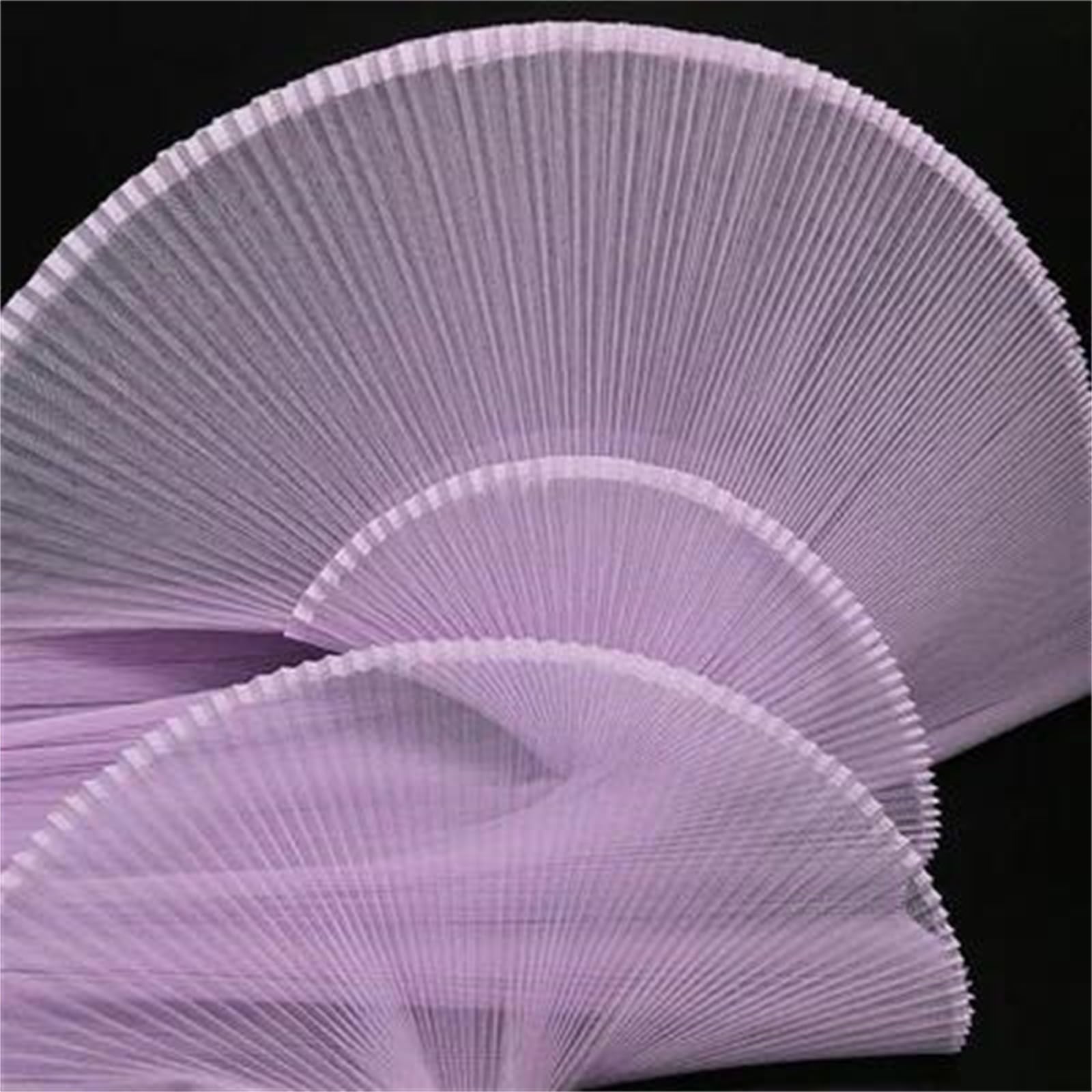 Tissu polyester plissé orgue 150 cm couture et projet DIY - 8
