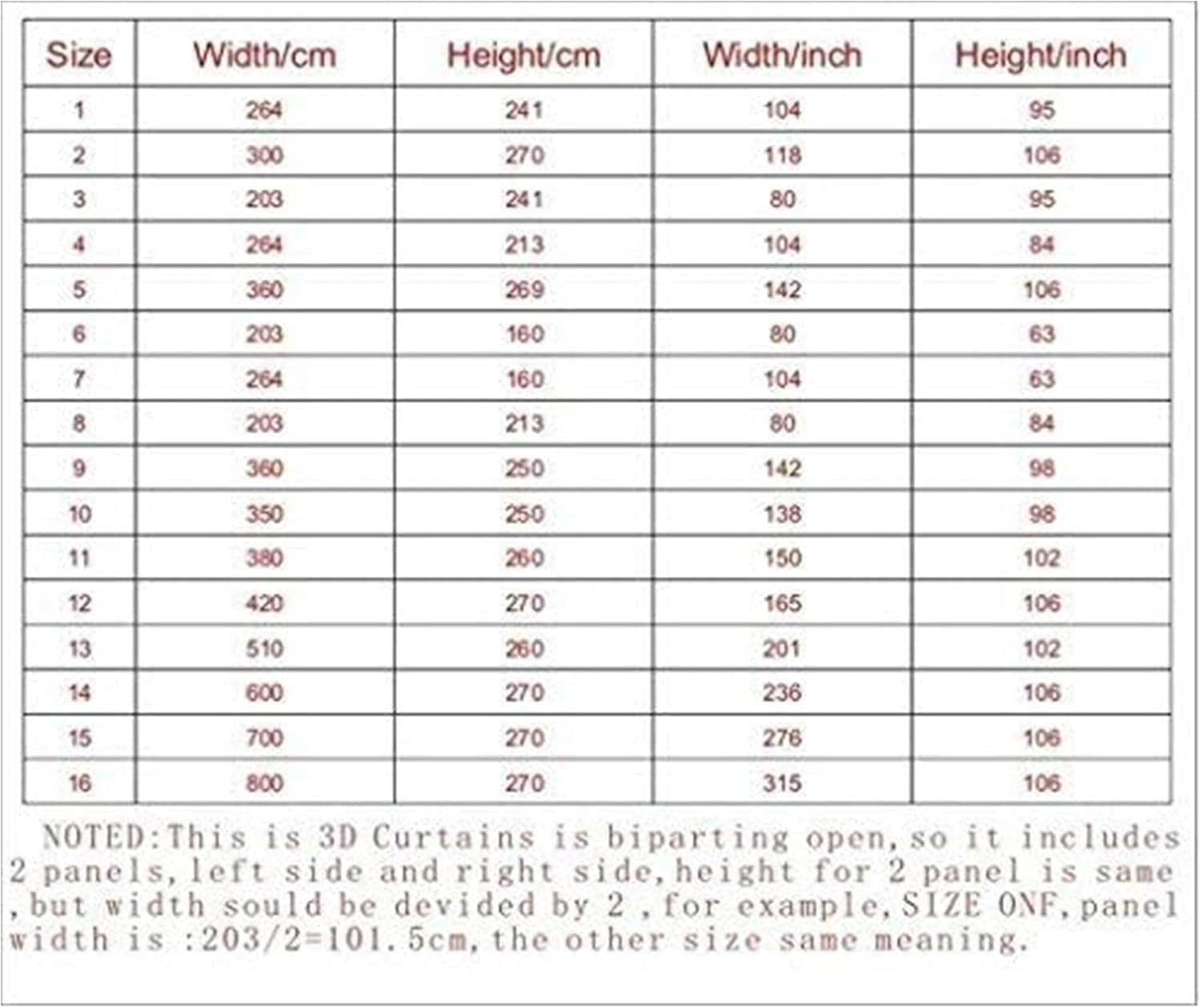 Thermal Insulated Blackout Curtains,Red Diamond Pattern Digital Printing Window Curtain for Kitchen Living Room Bedroom (Color : B, Size : 264 * 160cm)