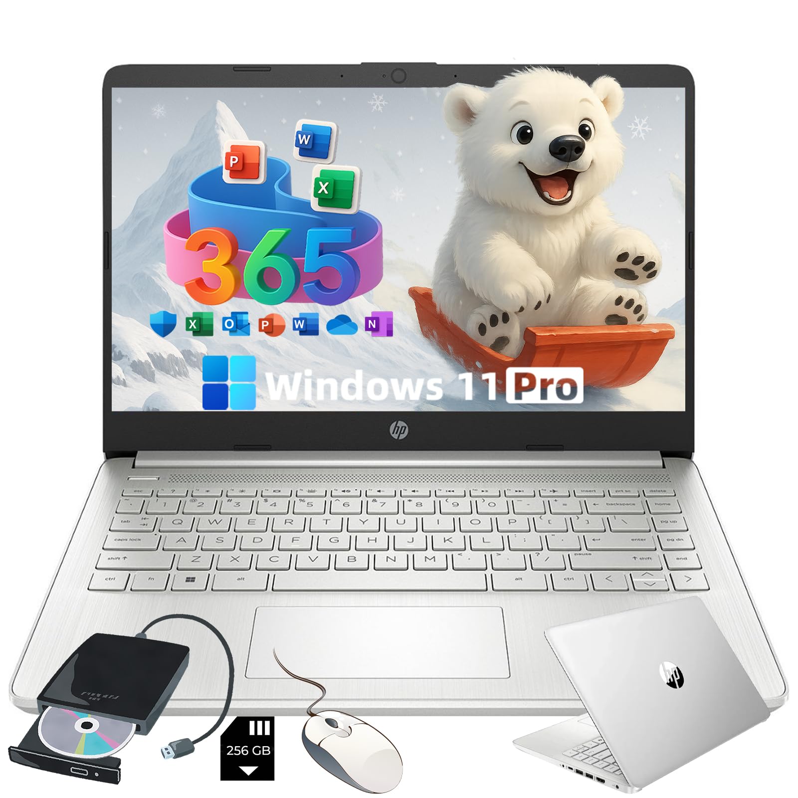 迅速win11+ATCAD＋office2021+i-5+Ps Amazon.com: HP Flagship Everyday Laptop Computer - Win 11 Pro & AI