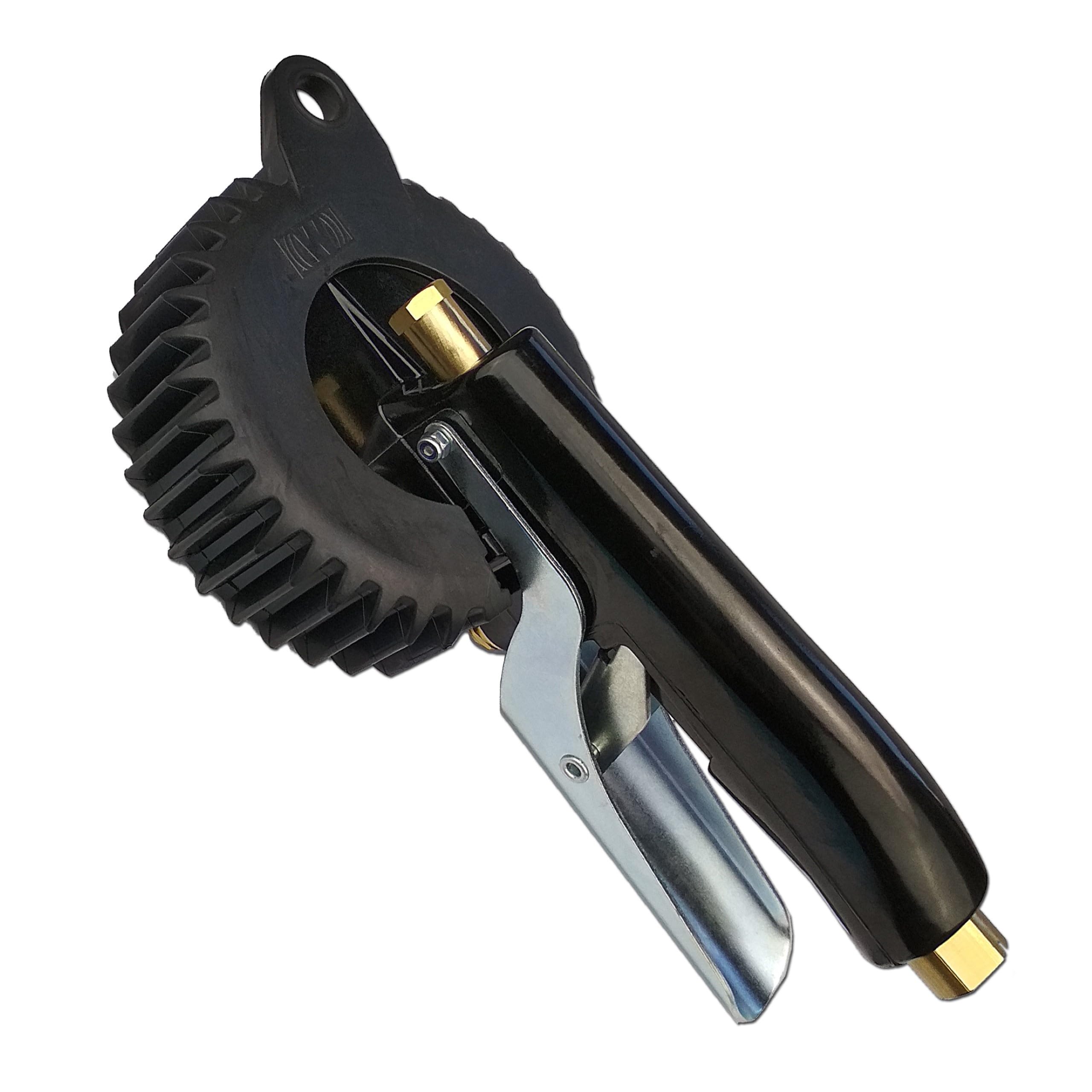 Wonder, Reifenfüller gaugeung EURODAINU 1991/CEE von Michelin, Dual Skala Bar (0,7–12) – PSI (10–174) Ø80 mm Manometer, 150 cm Schlauch, für Standard-Norm-Ventile