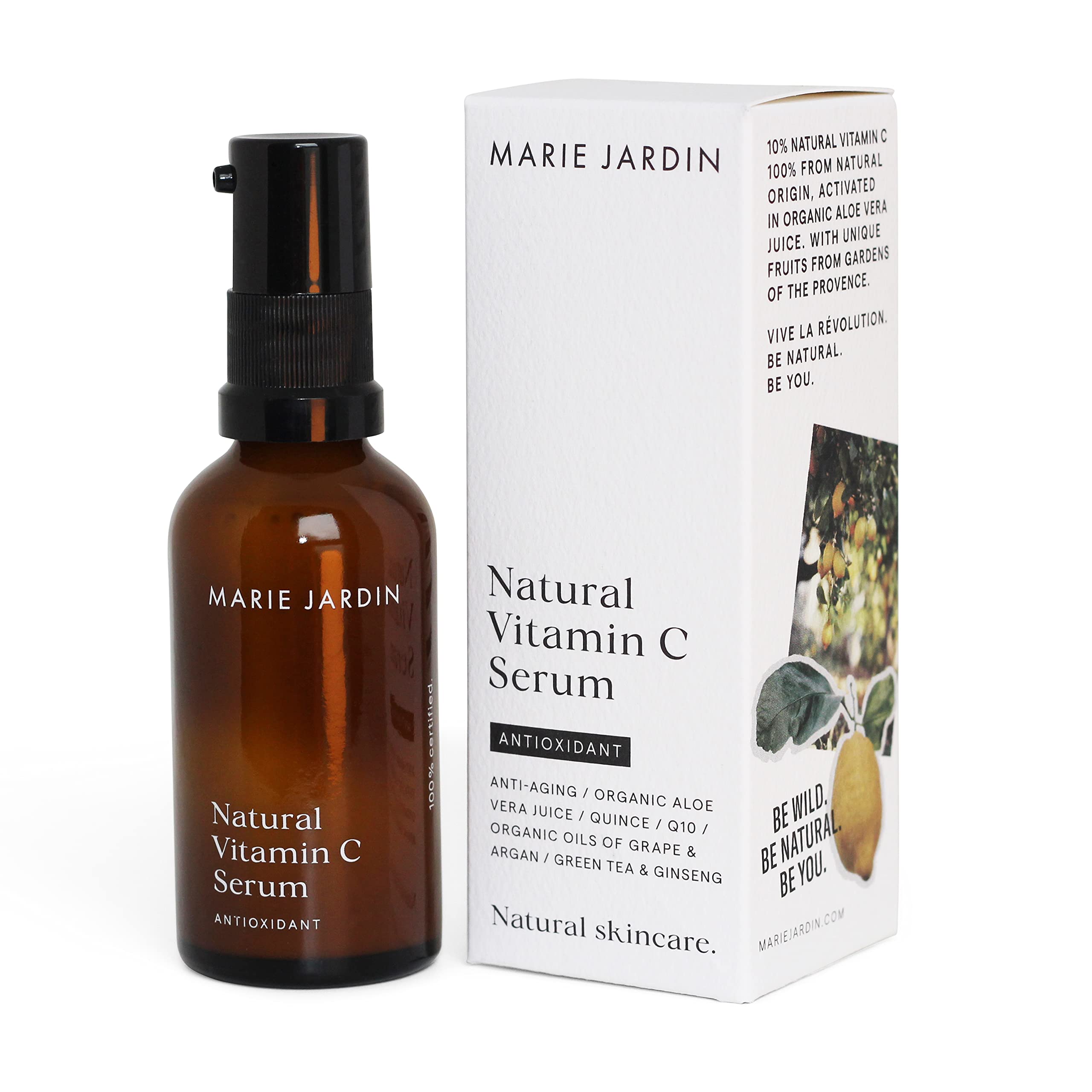 Marie Jardin serum z witaminą C 50 ml na bazie aloesu – serum przeciw starzeniu się, naturalna witamina C i przeciwutleniacze na szyję, twarz i dekolt (2)