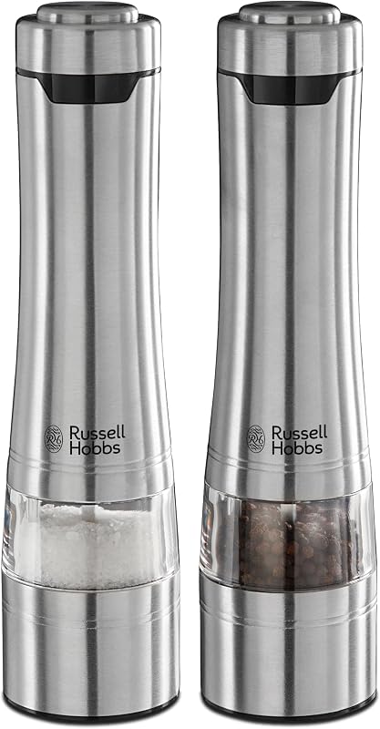 Russell Hobbs Classics elektromos só és borsőrlő, világítással, rozsdamentes acél