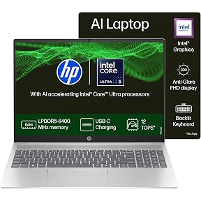 HP Pavilion Aero, AMD Ryzen 5-8640U AI Laptop (16GB RAM, 512GB SSD