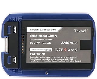 TAKOCI Replacement Battery for Symbol/Motorola 82-160955-01,Compatible with Symbol/Motorola MC40 MC40C Series Scanners,Lithium Ion 82-160955-01 Battery 3.7V/2780mAh