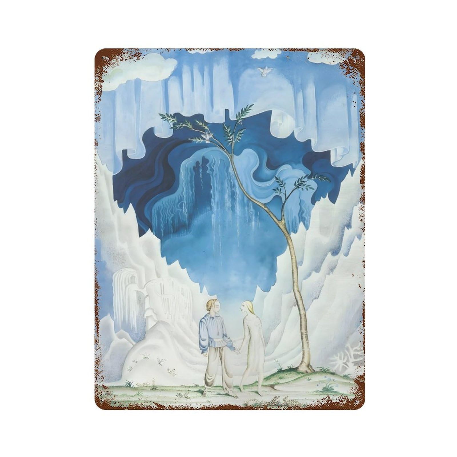 xiaoxiaoshen Kay Nielsen Vintage Illustration (48) Wall Decor Art Metal Tin Poster Modern Home Decor Art Home Bar Shop Decorations Vintage Sign 40x30cm