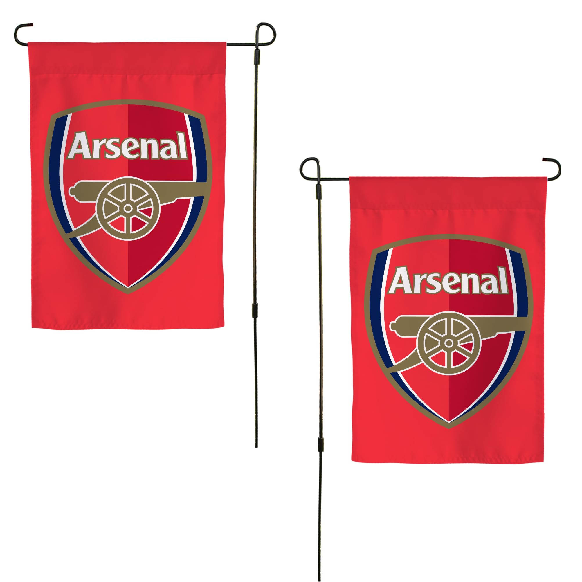 Arsenal FC AFC Garden Flag – 19 x 12 inch Football Soccer Arsenal FC Banner, For Outdoor Display and Events (Garden Flag A)