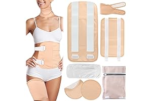 7 Pcs Castor Oil Pack with Flannel Cloth