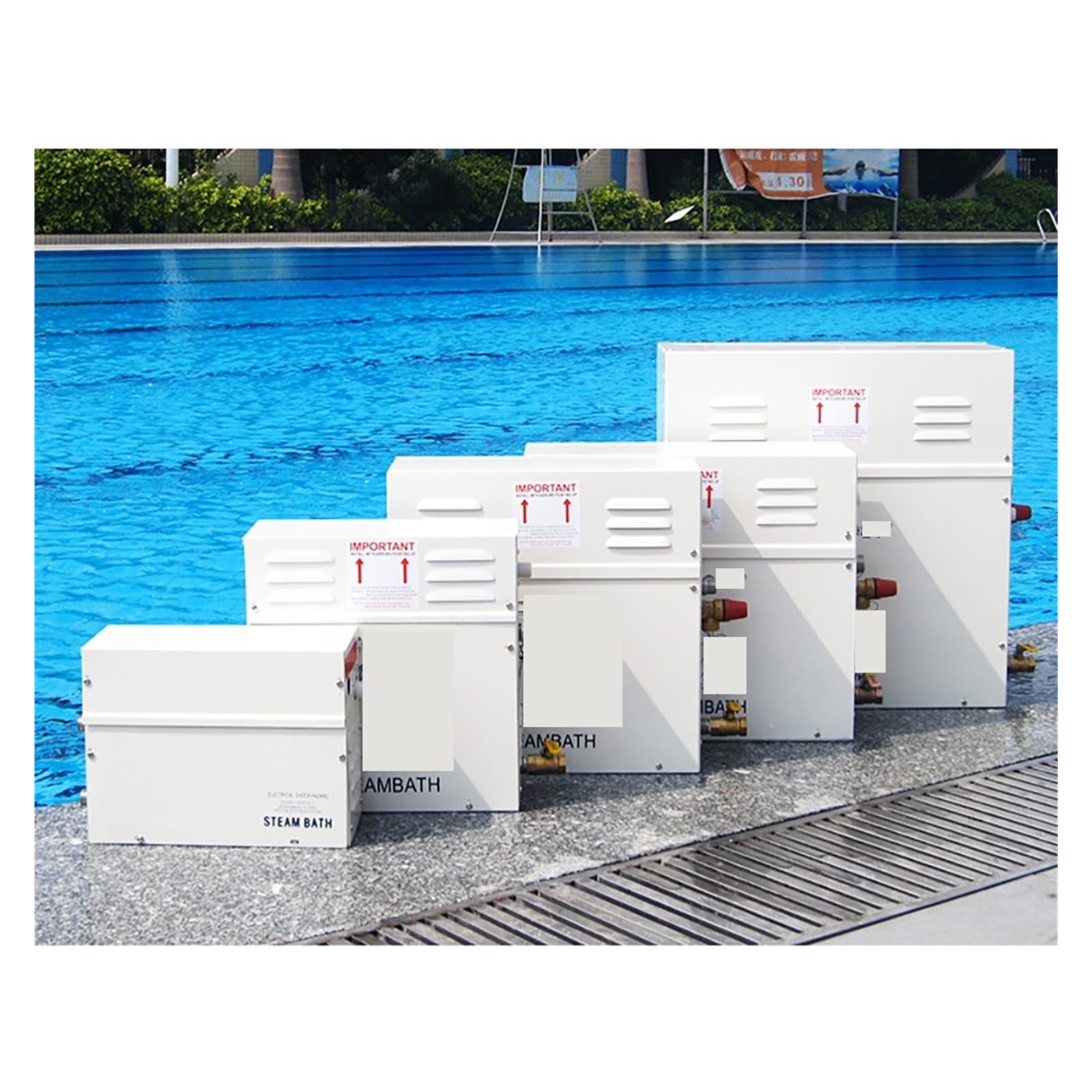 Generator łaźni parowej Generator pary o mocy 15 kW Domowa łaźnia parowa Sauna Piec ze strumieniem suchym, Cyfrowy sterownik parowca mokrego do sauny i prysznica w domu