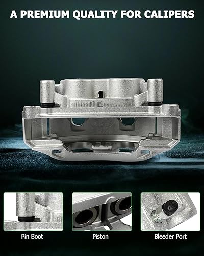 Miniatura 3 de SCITOO 18B5303 18B5302 Pinzas de freno delanteras izquierda y derecha con soporte para Chevy para Silverado 2500 HDpara Silverado 3500 HDpara