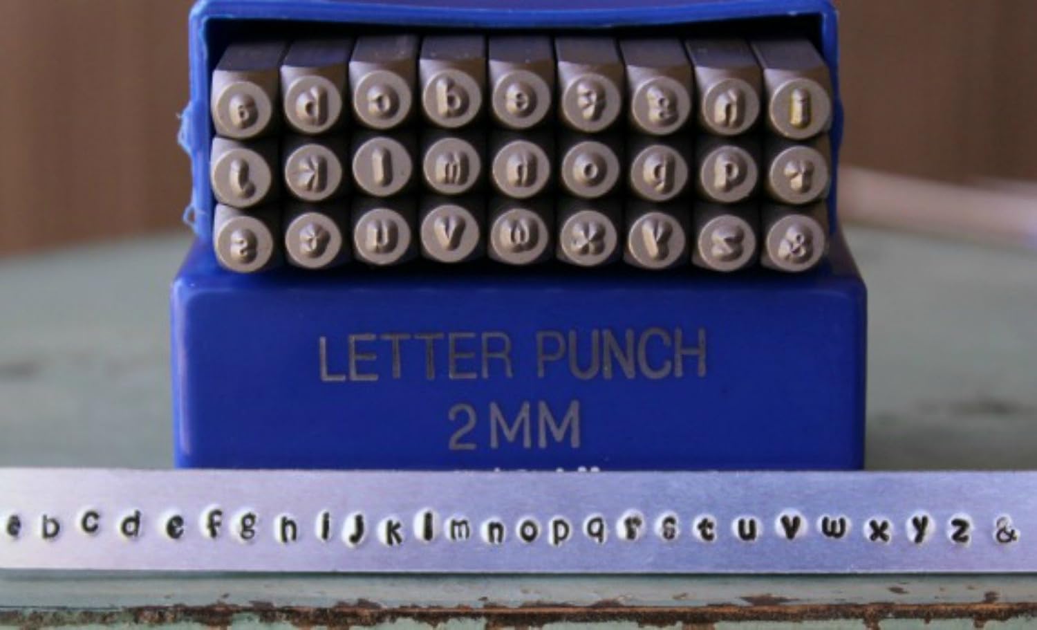 2mm Kristen Font Metal Stamp Alphabet Letter Set, Available