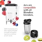 Blendtec Professional 800 - Blender with WildSide+ Jar (90 oz) - Smoothies & Frozen Drinks - Quietest Professional-Grade - 11-Speed Slider - Black