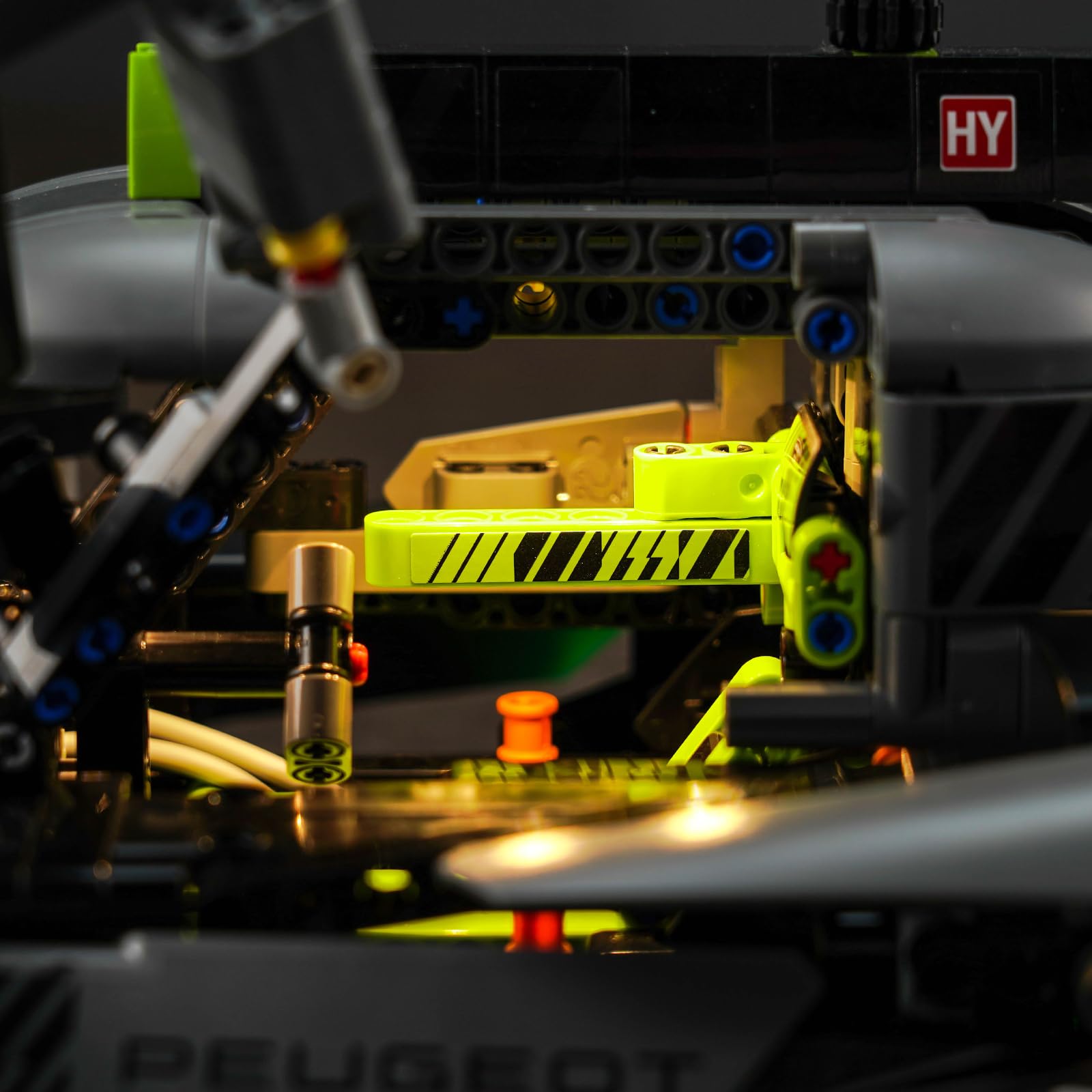 Kit d'éclairage LED pour Lego 42156 Technic Peugeot 9X8 24H Le Mans Hybrid Hypercar (Pas Un modèle Lego) Version de Mise à Jour Kit d'éclairage de décoration pour Lego Le Mans Hybrid Hypercar