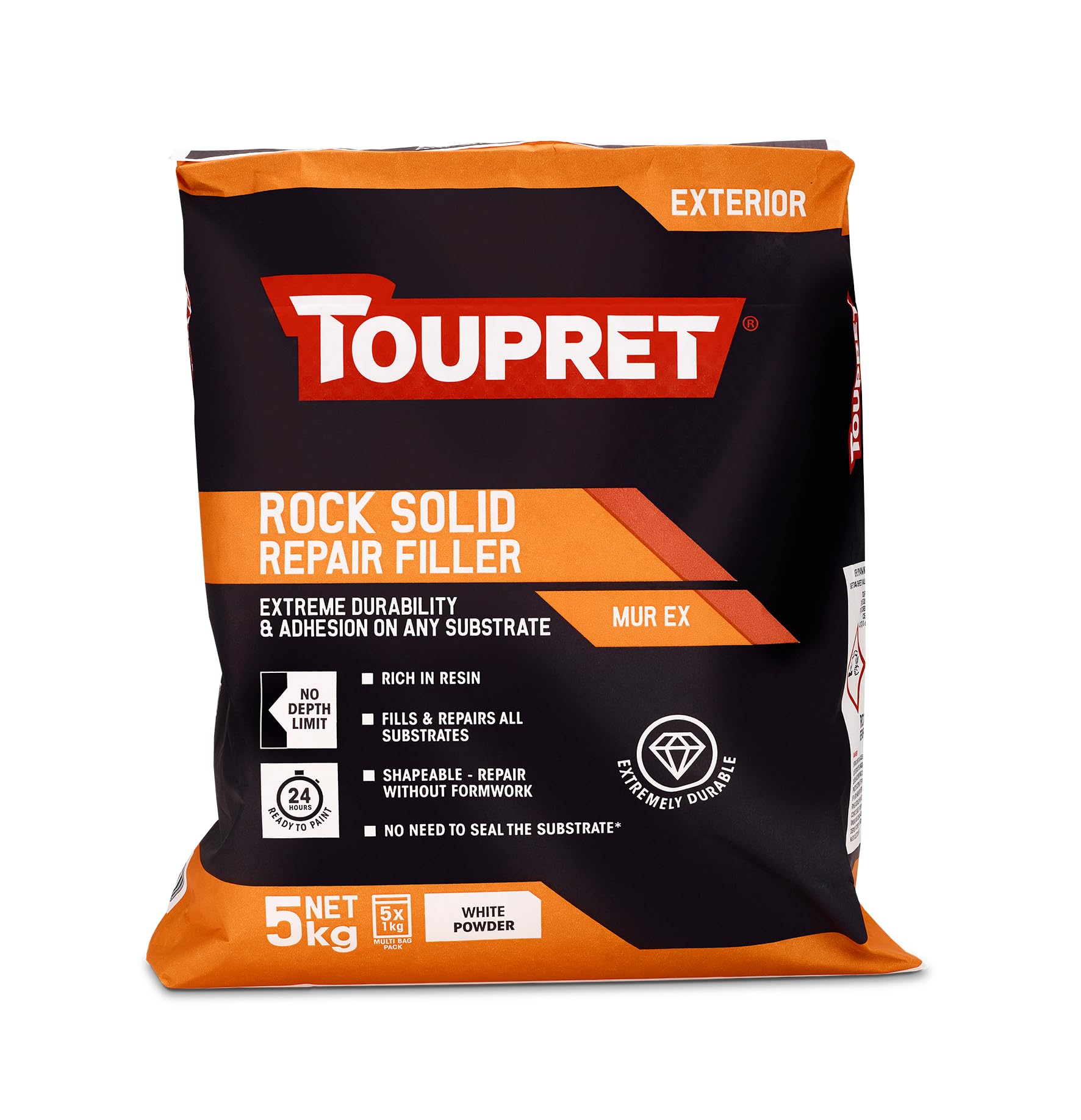 Toupret Murex Exterior Filler 5Kg In White Resin