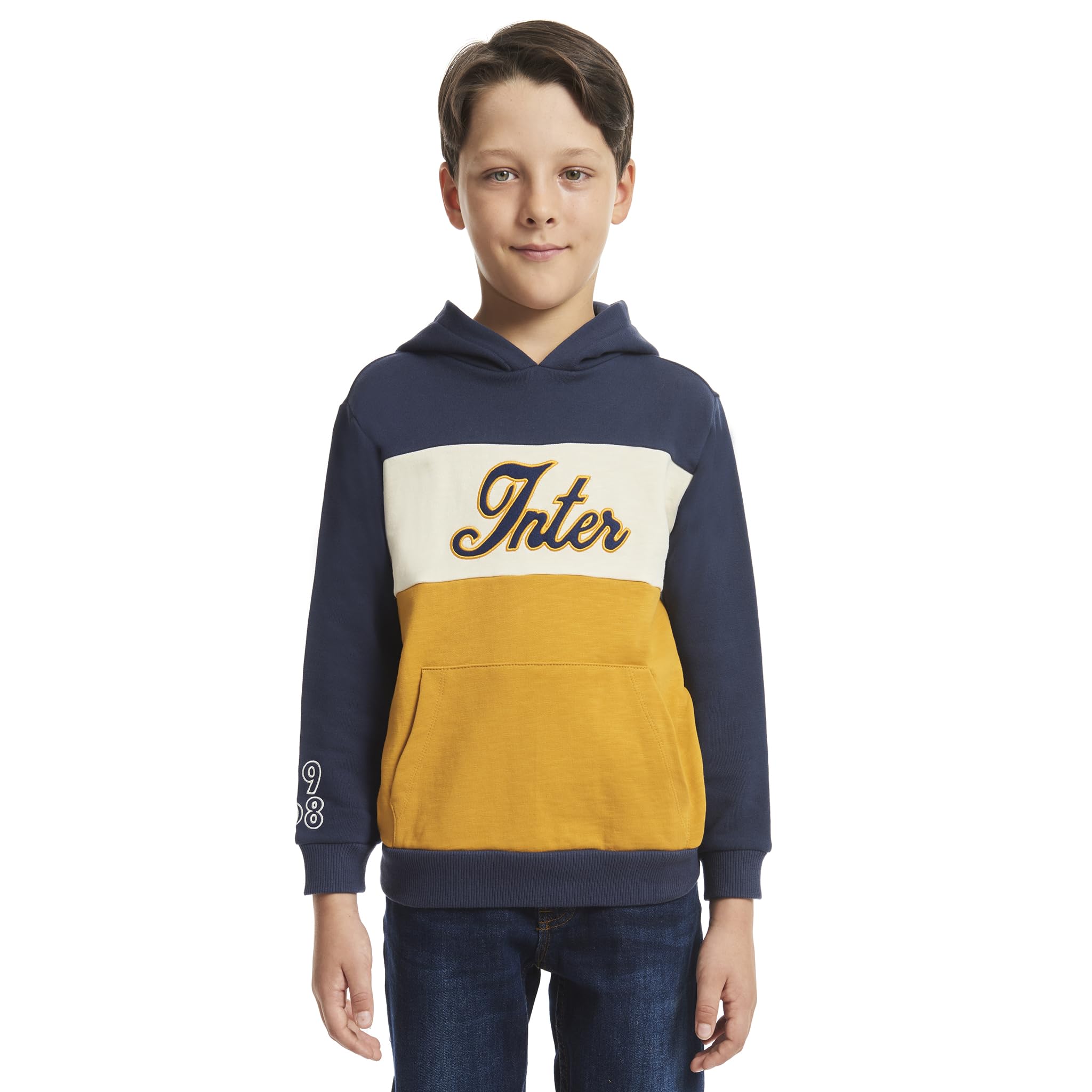 Inter Im Felpa College IM Felpa con Cappuccio College Bambino Unisex - Bambini e Ragazzi (Pacco da 1)