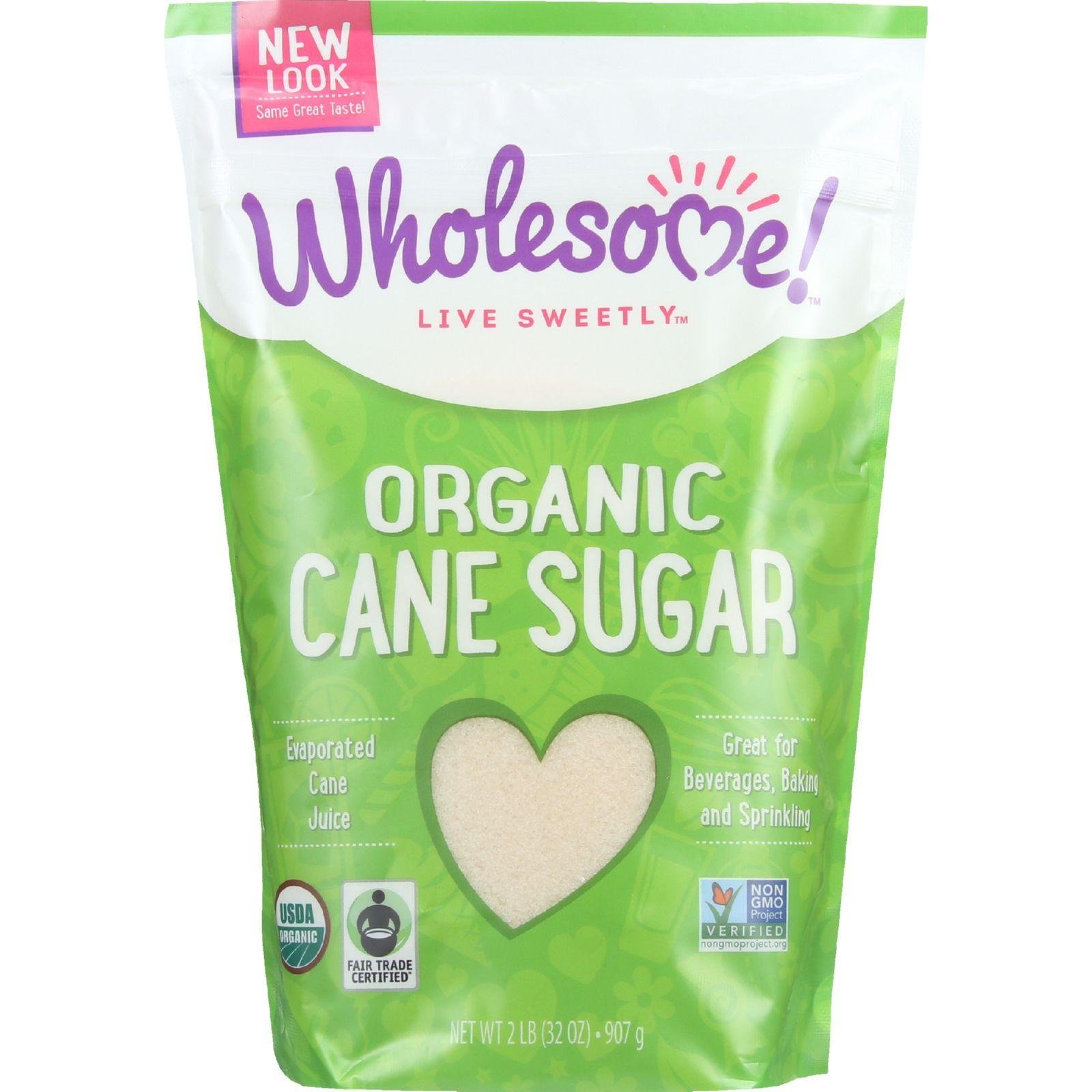 Wholesome Sweetners Organic Milled Unrefined Sugar ( 12x2 LB) ( Value Bulk Multi-pack)
