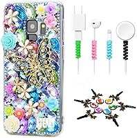 Vista 27 de STENES Bling Case SSSGCDwCPSeries-41 - Funda con diseño 3D hecho a mano, 100 + cristales brillantes