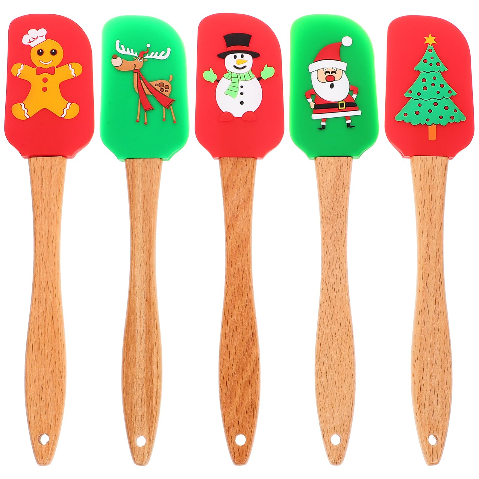 5 Pièces Spatule De Cuisson Professionnelle Ustensiles Pour Pâtisserie Spatule Silicone Accessoires Pour Maison