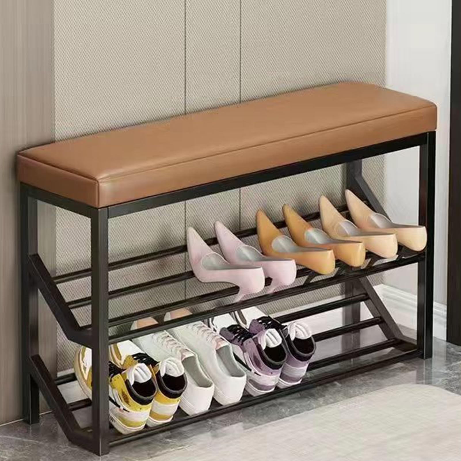 Solution de rangement mince pour couloir encombré de souliers