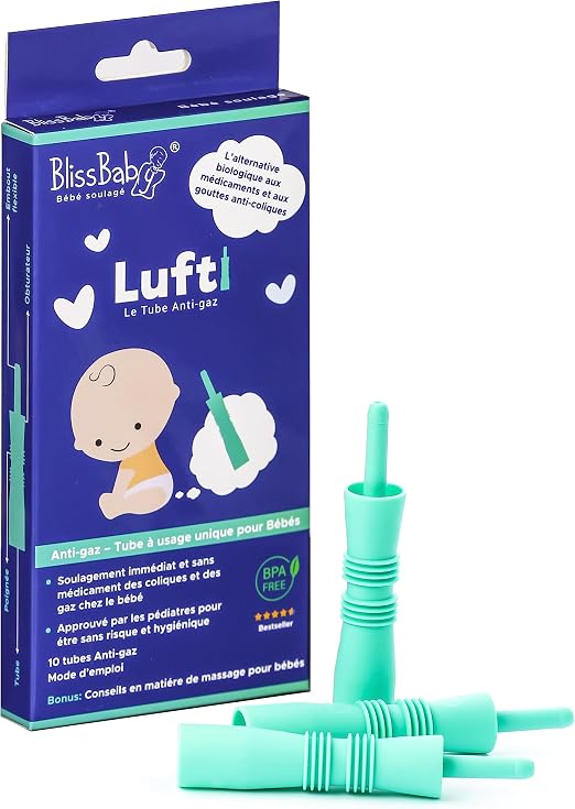 BlissBaby BlissBaby Lufti - Tube soulageur coliques et gaz pour bébé
