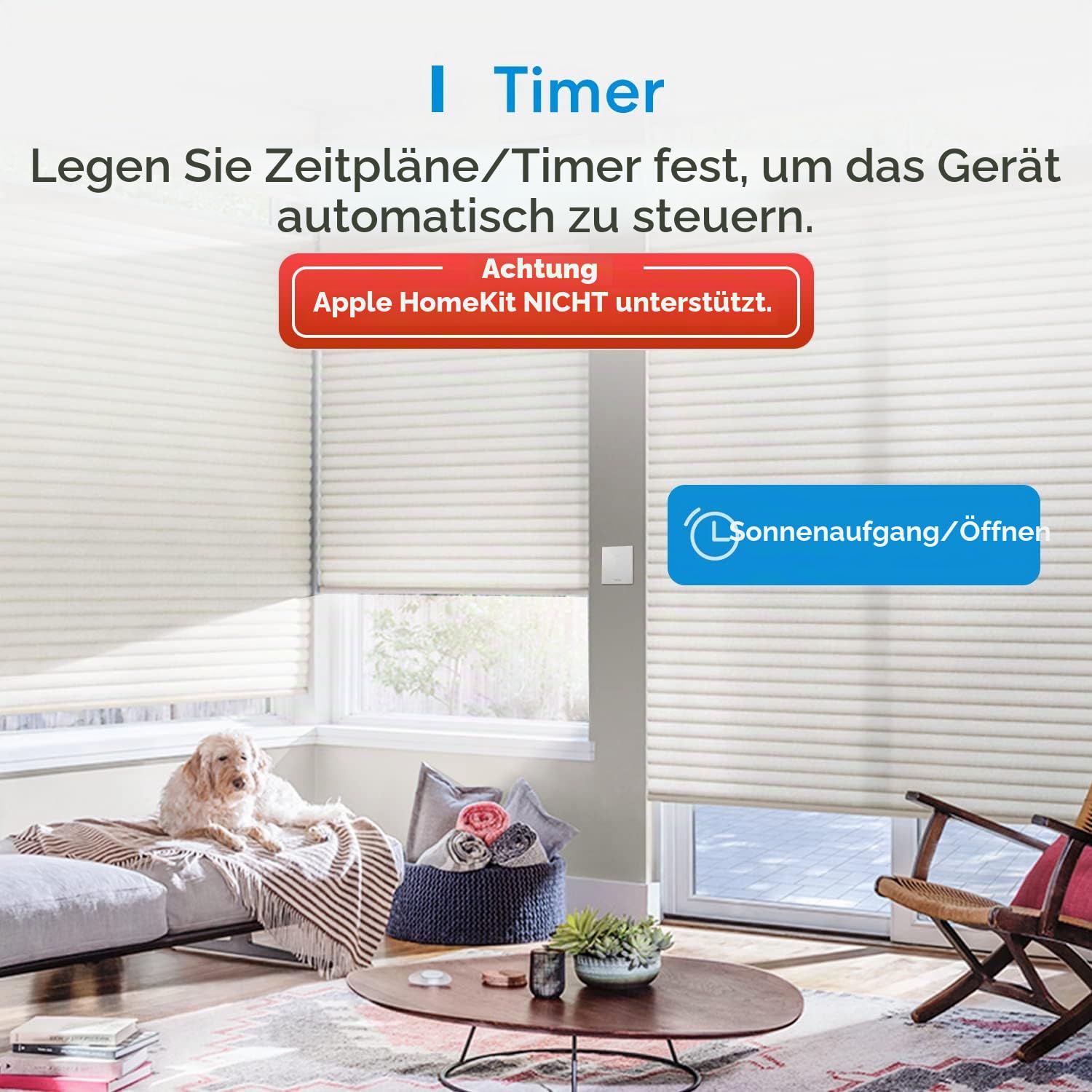 Meross WiFi Rollladenschalter (NEUTRALKABEL ERFORDERLICH), Fenstervorhang-Touchschalter kompatibel mit Alexa, Google Home und SmartThing [Energieklasse A+++] (Packung mit 2)