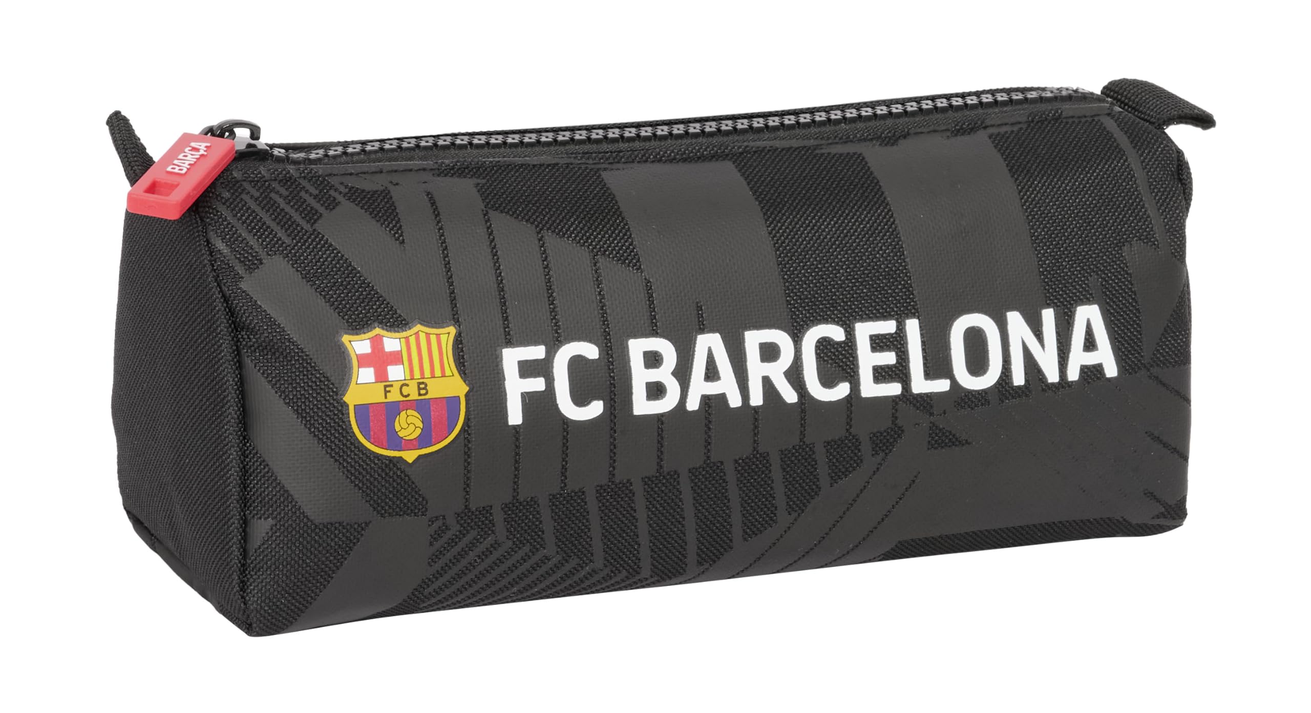 F.C. Barcelona Black, Pencil Case with Zip and Compartment, Children's Pencil Case