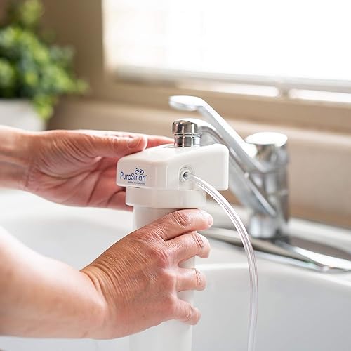Miniatura 2 de PuroSmart High Flow RO System Home Water Treatment System  Compact RO System Mounts Directly onto Faucet  Great for Apartments & Rentals  Applied