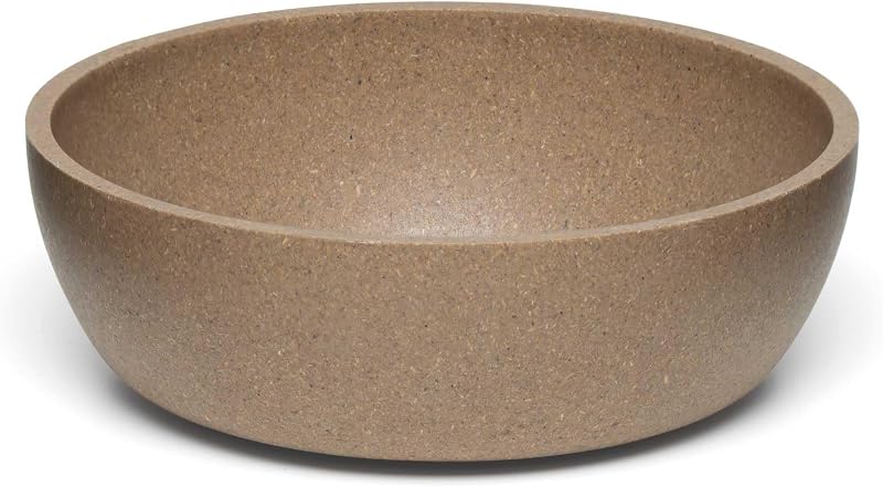 Loving Pets - Dolce Bamboo - Eco-Friendly Pet Bowls & Dishes for Dog, Cats, Puppy Food and Water Bowl -Sustainable and Dishwasher Safe, Made with Real Bamboo (Small, Coffee-Brown)