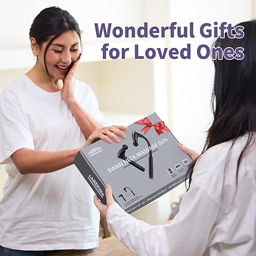 Miniatura 7 de Pistola de masaje muscular desmontable 2 en 1 con mango de extensión de 20 pulgadas, masajeador de espalda y cuello para aliviar el dolor,