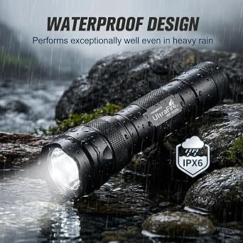 ULTRAFIRE 1000 LM Single Mode Tactical Flashlight with Holster for Police