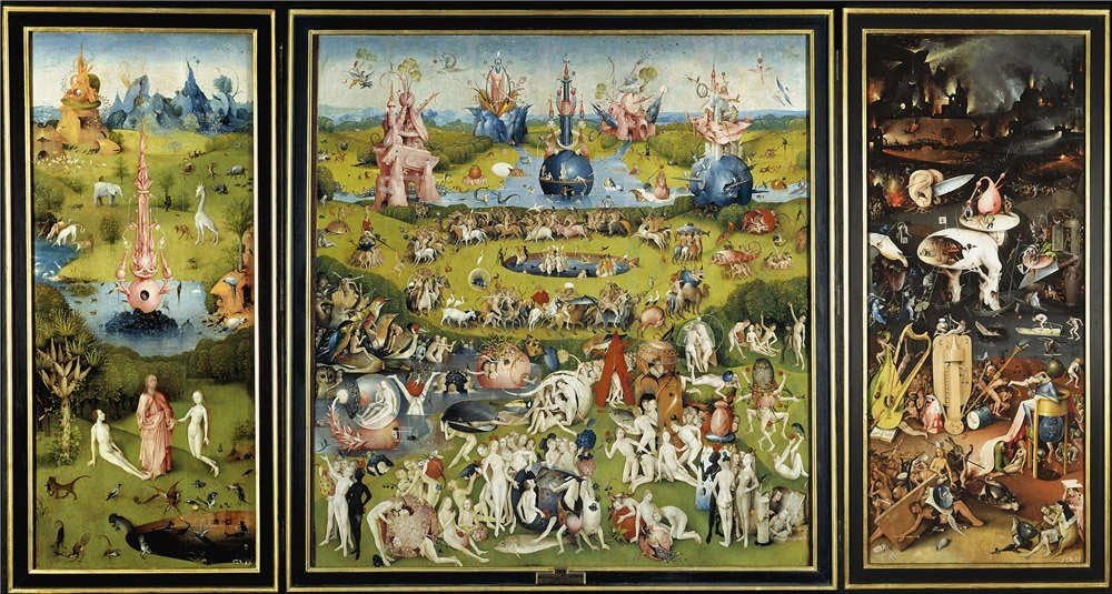 'Bosch Hieronymus The Garden Of Earthly Delights 1500 05 ' Oil Painting, 24 X 45 Inch / 61 X 114 Cm ,printed On Polyster Canvas ,this High Resolution Art Decorative Prints On Canvas Is Perfectly Suitalbe For Garage Decoration And Home Gallery Art And Gifts