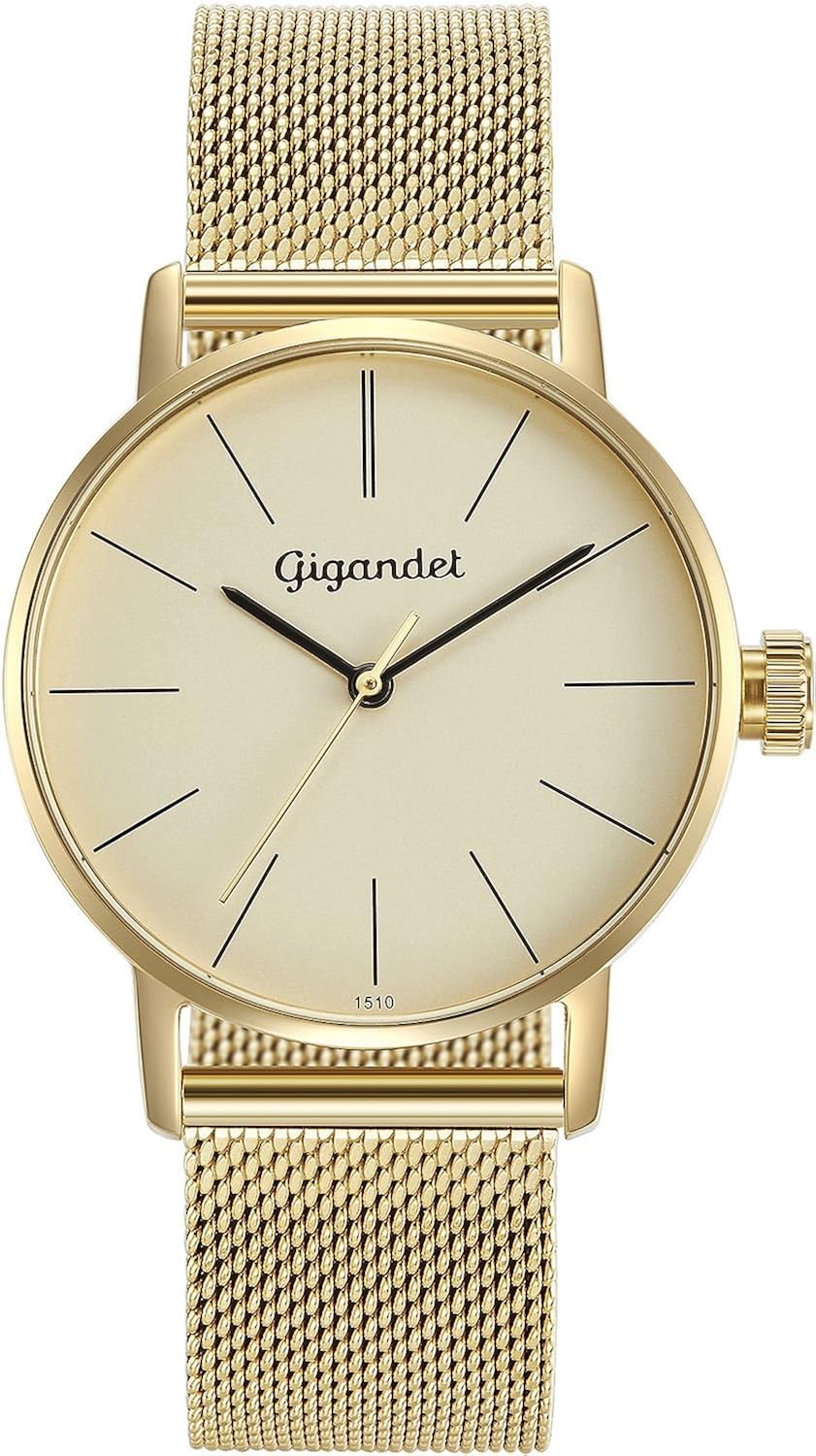 Gigandet Donna Orologio da polso al quarzo Movimento analogico con bracciale in acciaio inossidabile G43-021