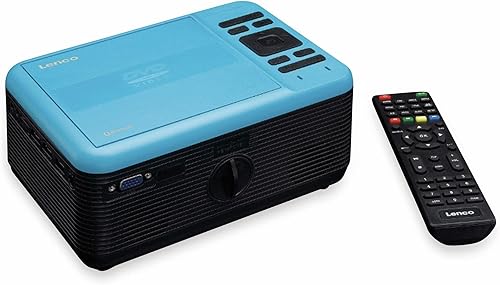 Lenco LPJ-500 Bluetooth Mini DVD Player 2800 Lumen 30.000 — galinė pusė