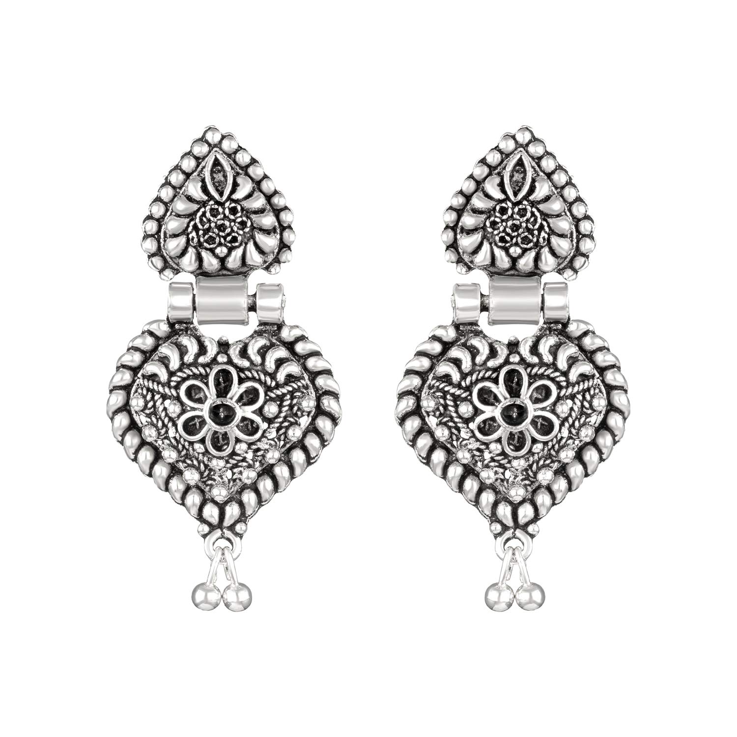 Choker Oxidised Necklace Set