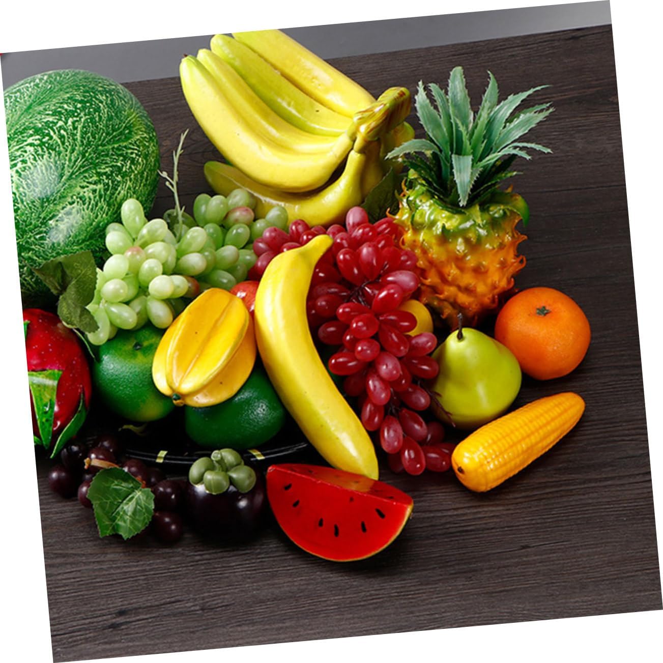 Garneck 20pcs Artificial Fruit and Vegetable Model Realistic Simulation Props for Home Decor Random Styles Photo Shoots and Gift Giving