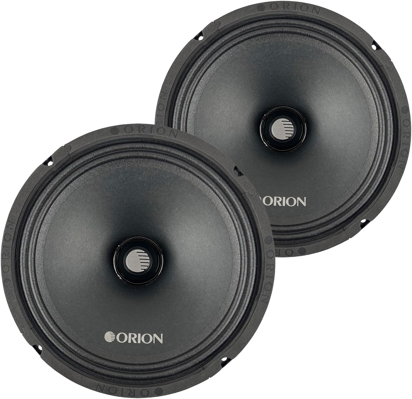 Orion Cobalt CM105 High Efficiency 10" Mid-Range Bullet Loudspeakers, 1400W Max Power, 350W RMS, 4 Ohm, 2" Voice Coil - Pro Car Audio Stereo, Midrange Speakers (Set of 2 Speakers)
