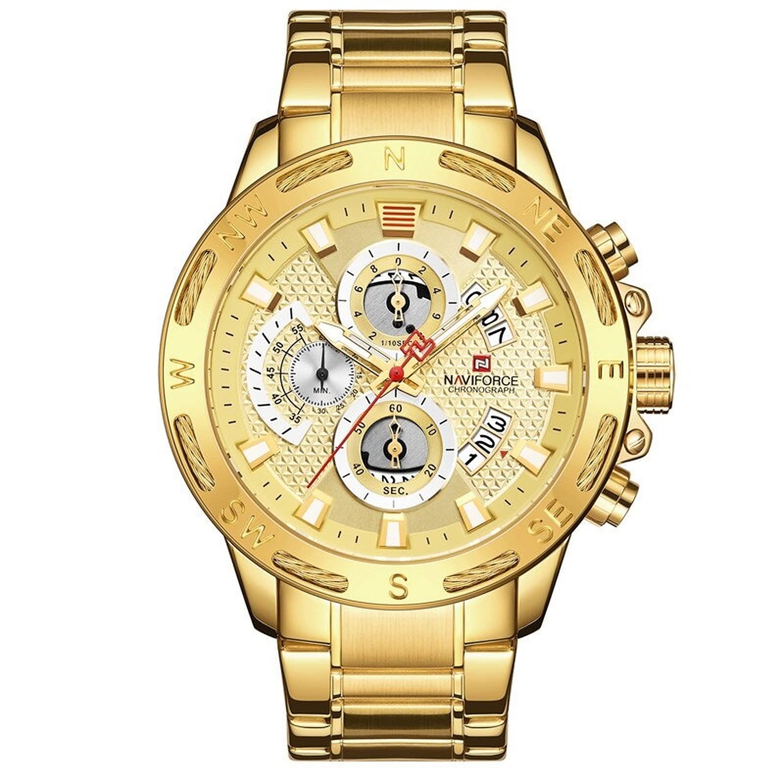 NAVIFORCE NF9165-GG NF9165 Analog Watch - for Men (B09PNHKM6B) Amazon Price History, Amazon Price Tracker